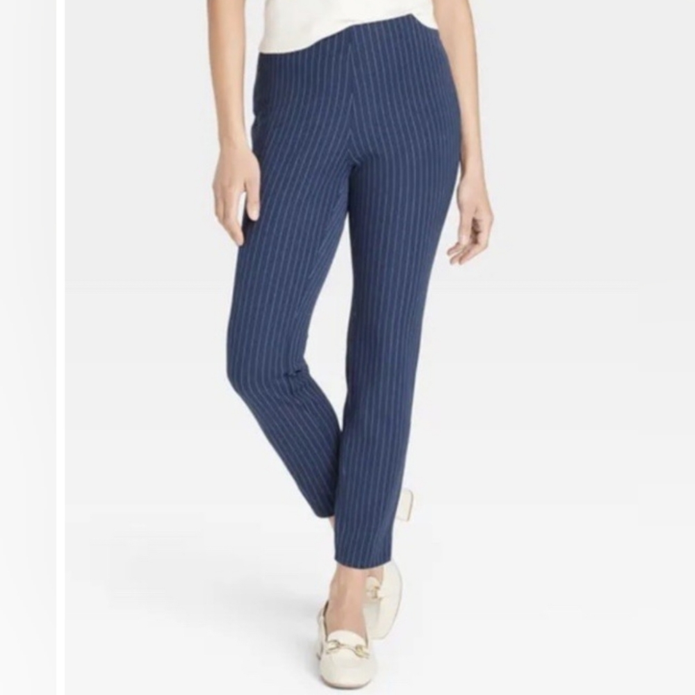 A New Day sz 17 Side-zip high rise stretch skinny ankle jeans